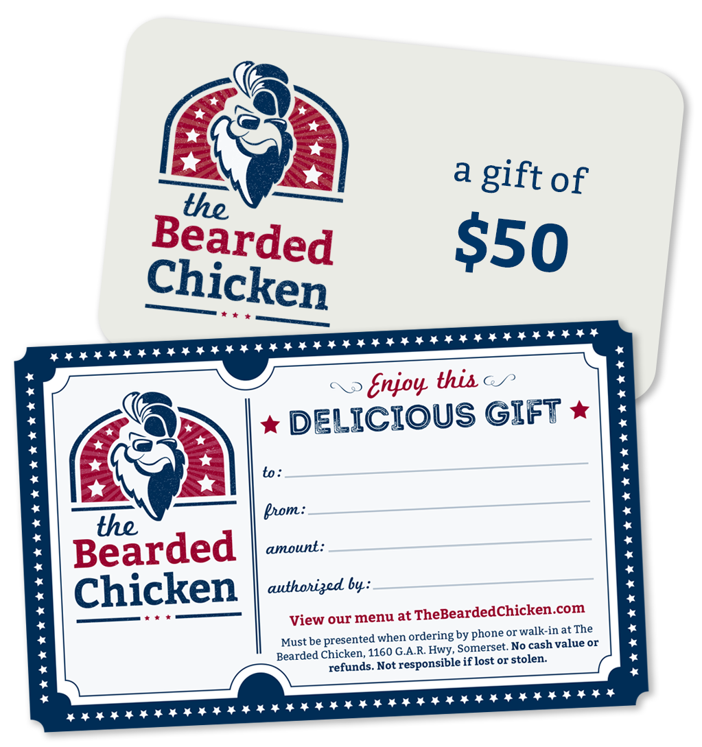 The Bearded Chicken Takeout Gift Cards