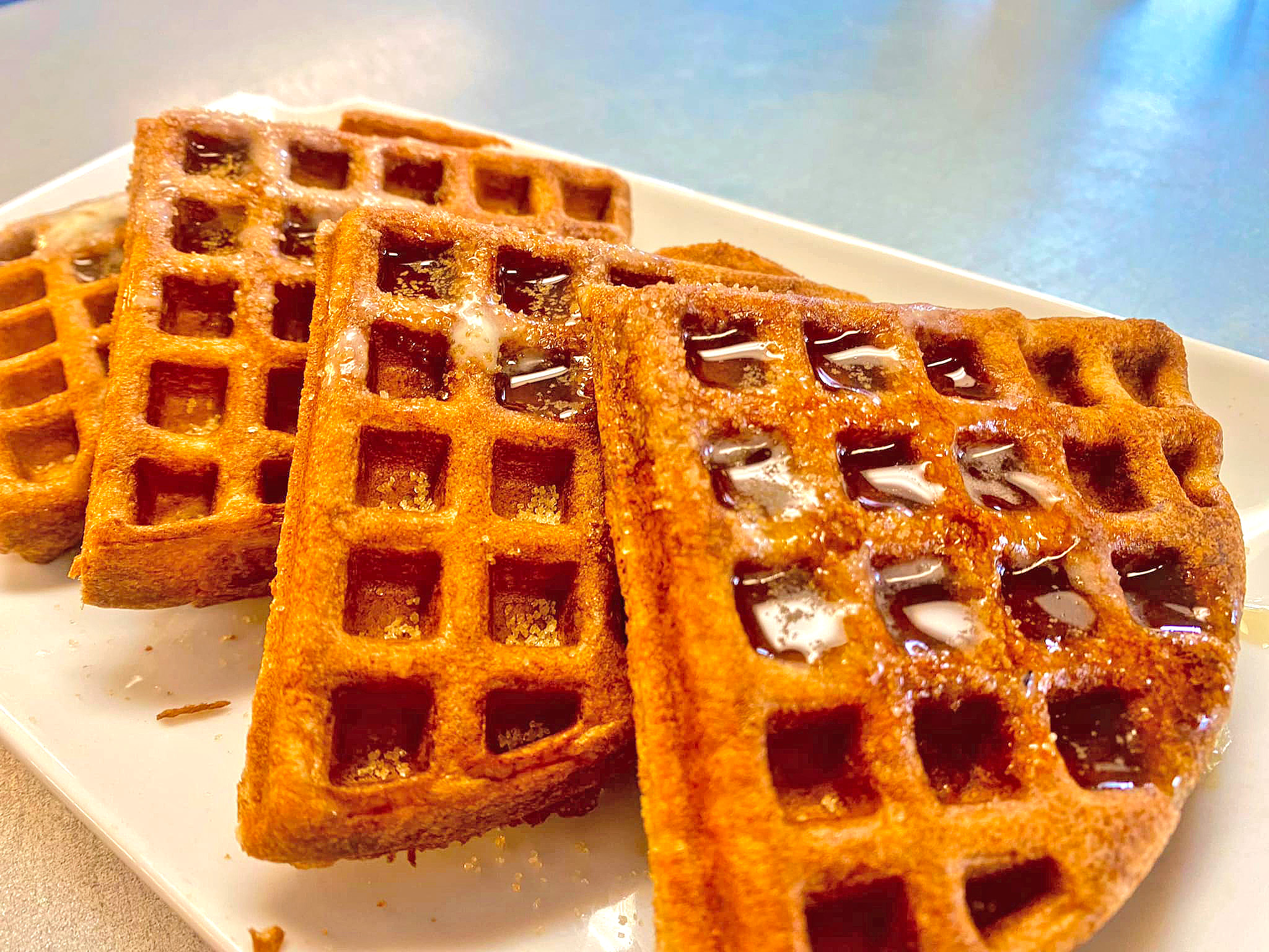 chicken and waffles